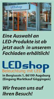 LED Shop - New shop opening in Augsburg