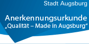 DEL-KO GmbH - Auszeichnung und Urkunde Made in Augsburg