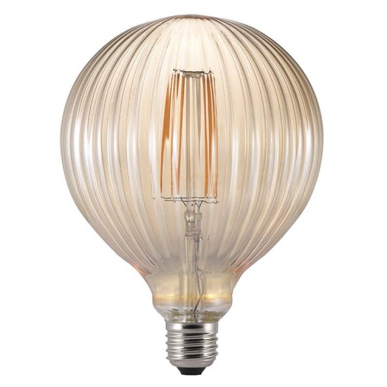 Nordlux E27 LED Design-Lampe Avra Braun Filament 2W warmweiss