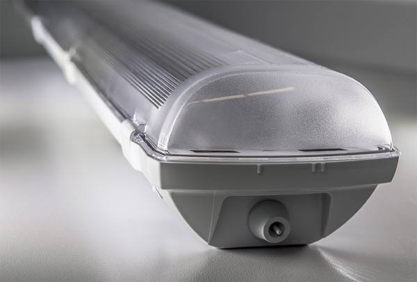 Bioledex DOLTA 2-fach Feuchtraum-Wannenleuchte für 60cm LED Röhre