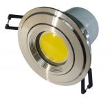 LED Downlight 3W Rund Schwenkbar 230V COB LED Einbaustrahler Warmweiss