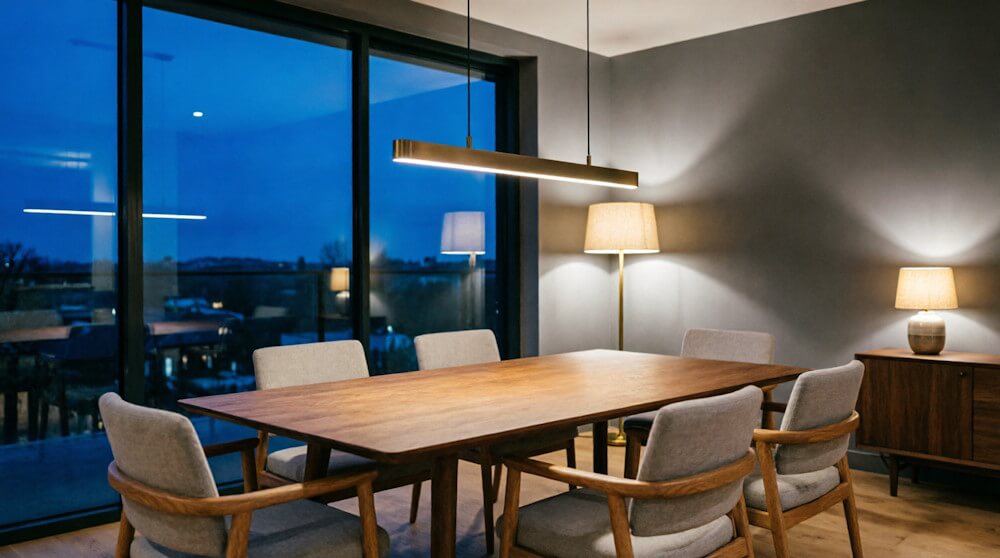 Wohnraum Lichtkonzept