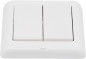 Preview: Shelly BLU Wall Switch 4 ZB, DK Format - Zigbee Wandschalter, Weiß