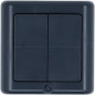 Preview: Shelly BLU Wall Switch 4 ZB, DK Format - Zigbee Wandschalter, Grau