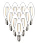 Preview: 10er-Set Attralux E14 LED Filament Lampe 2.1W 250Lm warmweiss 2700K wie 25W Glühkerze by Philips