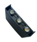 Preview: Bioledex LED Wandleuchte 3x2W 3000/4000/6500K 60° schwarz