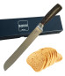 Preview: SOIXX Brotmesser, Edelstahl, Wellenschliff, extra scharfe Klinge, Holzgriff, Geschenkbox
