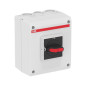 Preview: ABB OTE16T3M EMV-Sicherheitsschalter 3-polig 7,5 kW 400V m. schwarzem Griff