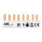 Preview: ABB PSX1/8N Phasenschiene FlexLine 1P+N, 8Pins, 4 TE, 10qmm L-N-L-..., Made in Germany