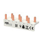 Preview: ABB PSX1/8N Phasenschiene FlexLine 1P+N, 8Pins, 4 TE, 10qmm L-N-L-..., Made in Germany
