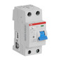 Preview: ABB F202B-16/0,03 FI-Schutzschalter Typ B 2P, 16A, 30mA, 3kA, 2TE