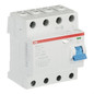 Preview: ABB F204A-40/0,1 FI-Schutzschalter 4P,Typ A,40A,100mA
