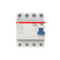 Preview: ABB F204A-40/0,5 FI-Schutzschalter 4P,Typ A,40A,500mA