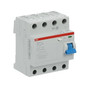 Preview: ABB F204A-63/0,5 FI-Schutzschalter 4P,Typ A,63A,500mA