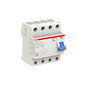 Preview: ABB F204A-40/0,03L FI-Schutzschalter 4P,Typ A,40A,30mA,N links