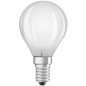 Preview: BELLALUX E14 LED Lampe 2,5W P25 Filament matt warmweiss wie 25W