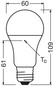 Preview: 3er-Pack BELLALUX LED Lampe E27 Classic A matt A75 10W 1055lm Warmweiss 2700K wie 75W 4099854546969