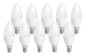 Mobile Preview: 10er-Set Bioledex TEMA LED Kerze E14 6W 470Lm Warmweiss = 40W Glühkerze