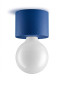 Preview: Bioledex PIKKO Deckenleuchte Wandleuchte E27 Aufbau 100mm Blau