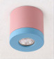 Preview: Bioledex PIKKO Deckenleuchte GU10 Aufbau 100mm Deckenspot Pink /Hell Blau Anschrauben oder Kleben