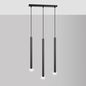 Preview: Bioledex Tamrisal Pendelleuchte 3-fach G9 schwarz 45x120x6cm Made in Europe