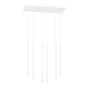 Preview: Bioledex Tamrisal Pendelleuchte 6-fach G9 weiß 59x120x22cm Made in Europe