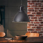 Preview: Brilliant Jesper Pendelleuchte 47cm E27 Schwarz 23770/06