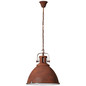 Preview: Brilliant Jesper Pendelleuchte 47cm (Glas) E27 Rost 23770/55