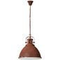 Preview: Brilliant Jesper Pendelleuchte 47cm (Glas) E27 Rost 23770/55