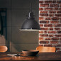 Preview: Brilliant Jesper Pendelleuchte 38cm E27 Schwarz 23772/06