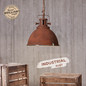 Preview: Brilliant Jesper Pendelleuchte 38cm (Glas) E27 Rost 23772/55