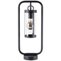 Preview: Brilliant Sidney Außensockelleuchte 48cm E27 IP44 Schwarz Transparent 44292/06
