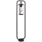 Preview: Brilliant Sidney Außenstandleuchte 85cm E27 IP44 Schwarz Transparent 44293/06