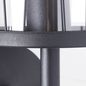 Preview: Brilliant Reed Außenwandleuchte, stehend E27 IP44 Schwarz Matt 44681/63