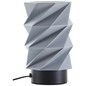 Preview: Brilliant Paperfold Tischleuchte 22cm E27 Grau Schwarz 60085A22