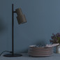 Preview: Brilliant Cadiz Tischleuchte 41cm GU10 Schwarz Matt Bronze Gebürstet 60115/76