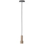 Preview: Brilliant Cadiz Pendelleuchte 13cm GU10 Schwarz Matt Bronze Gebürstet 60117/76