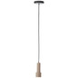 Preview: Brilliant Cadiz Pendelleuchte 13cm GU10 Schwarz Matt Bronze Gebürstet 60117/76