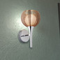 Preview: Brilliant Relax Wandleuchte mit Schalter G9 Bronze Chrom 61111/53