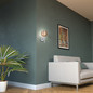 Preview: Brilliant Relax Wandleuchte mit Schalter G9 Bronze Chrom 61111/53