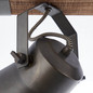 Preview: Brilliant Plow Spotbalken, 2-flammig E27 Schwarz Stahl FSC® 82129/46