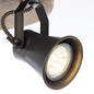 Preview: Brilliant Seed Spotrondell, 3-flammig GU10 Schwarz Stahl Holz Hell FSC® 82234/46