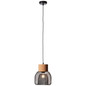 Preview: Brilliant Flaka Pendelleuchte, 1-flammig E27 Schwarz Matt 82670/06