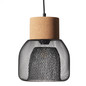 Preview: Brilliant Flaka Pendelleuchte, 1-flammig E27 Schwarz Matt 82670/06