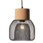 Preview: Brilliant Flaka Pendelleuchte, 1-flammig E27 Schwarz Matt 82670/06