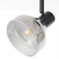 Preview: Brilliant Reflekt Spotrohr, 4-flammig, drehbar E14 Schwarz Matt Rauchglas 82732/06