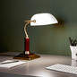 Preview: Brilliant Bankir Tischleuchte E27 Messing Antik 92679/31