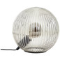 Preview: Brilliant Belado Tischleuchte 27,5cm E27 Schwarz Rauchglas 92804/93