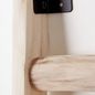 Preview: Brilliant Ladder Standleuchte, 3-flammig E27 Schwarz Holz FSC 93152/76
