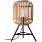 Preview: Brilliant Woodrow Tischleuchte E27 Hellbraun 93775/20